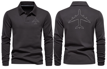 AIRBUS A380 LONG SLEEVE POLO